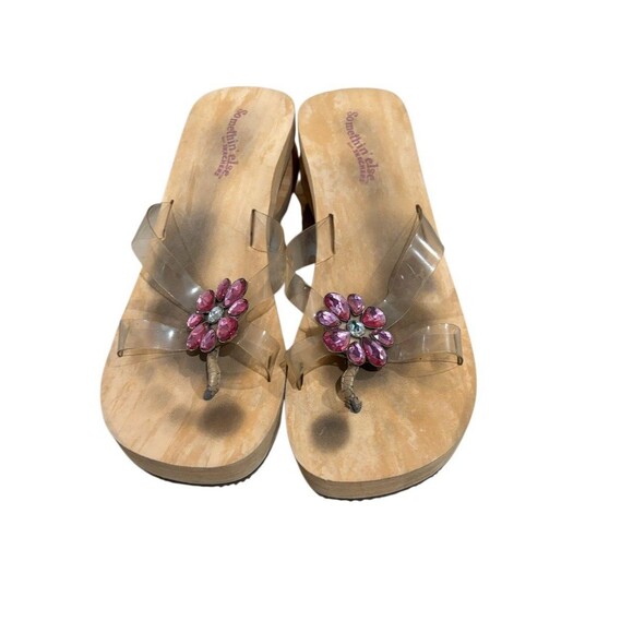 Vintage Y2K Skechers Somethin’ Else Cut Out Platform Sandals Size 10 - Picture 2 of 7